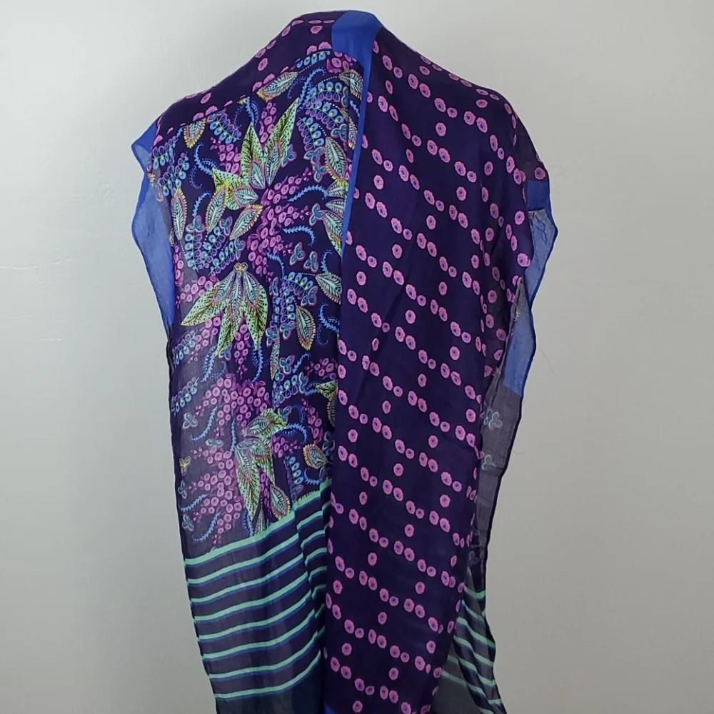 Vera Bradley long scarf multicolor boho